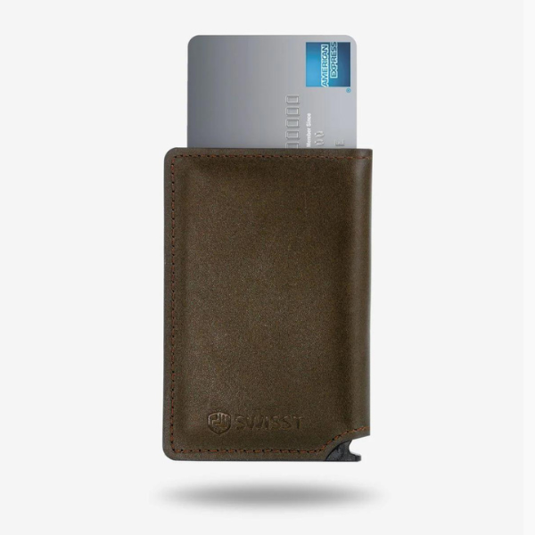 AirTag PopUp Wallet - Premium Leather