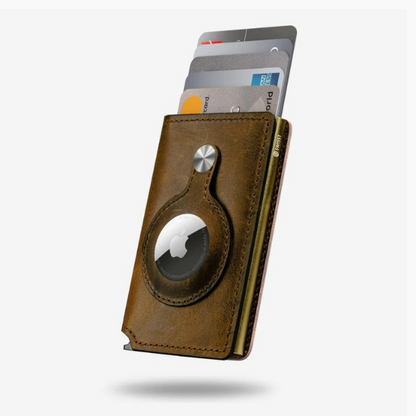 AirTag PopUp Wallet - Premium Leather