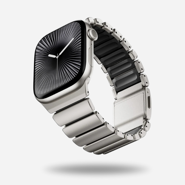 Titanium–Silicone Hybrid Band
