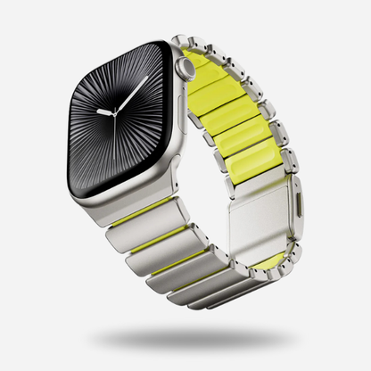 Titanium–Silicone Hybrid Band