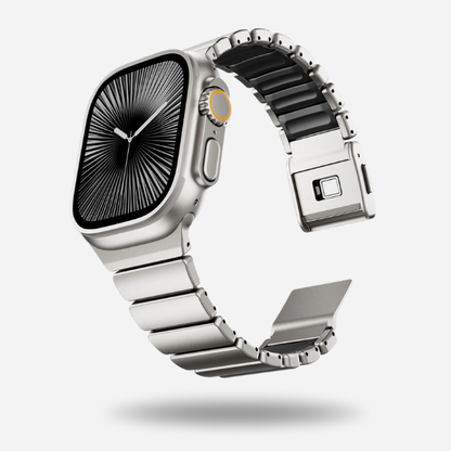 Titanium–Silicone Hybrid Band