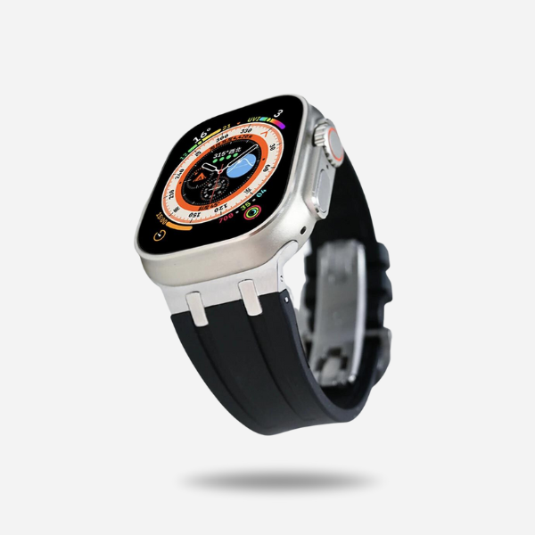 Apple Watch Ultra2 Rubber Band with Titanium Clasp