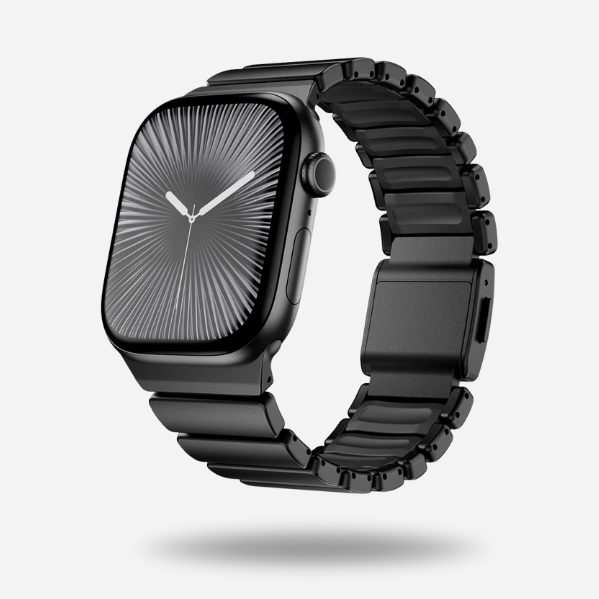 Titanium–Silicone Hybrid Band