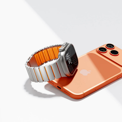 Titanium–Silicone Hybrid Band