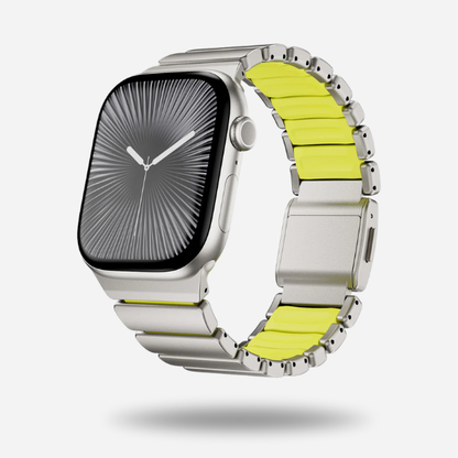 Titanium–Silicone Hybrid Band